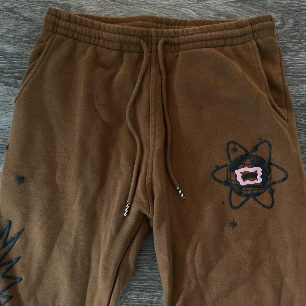 Icecream Brown Joggers for Men Size Large - Picture 2 of 5